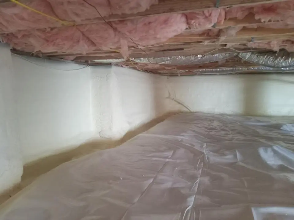 Crawl space encapsulation with closed-cell spray foam for Metal Roof Coating in Kendale Lakes